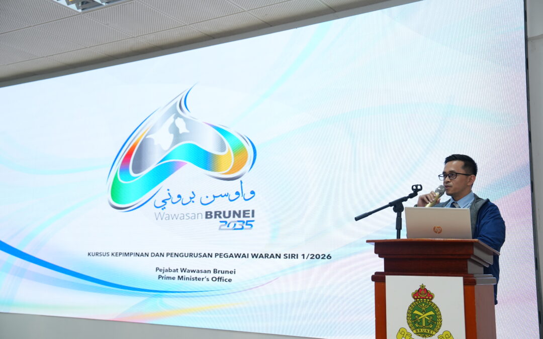 TAKLIMAT WAWASAN BRUNEI 2035 BAGI KURSUS KEPIMPINAN DAN PENGURUSAN PEGAWAI WARAN SIRI 1/2026